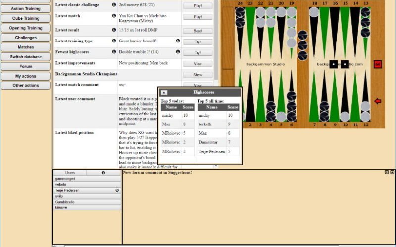 FIBS the First Backgammon Server